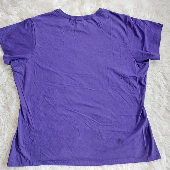 Port & Company Women's Purple The Beatles Concert T-Shirt 3XL - Picture 3 of 10